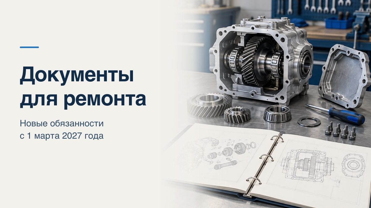Техническая документация для обслуживания и ремонта товара: Федеральный закон № 266-ФЗ с 1 марта 2027 года